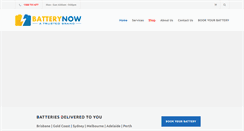 Desktop Screenshot of batterynow.com.au